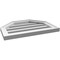Ekena Millwork Octagonal Top Surface Mount PVC Gable Vent w/ 2"W x 1-1/2"P Brickmould Frame, 22"W x 16"H GVPOT22X1602SF - alternate 2